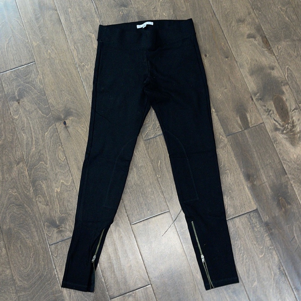 CAbi black riding leggings size 0